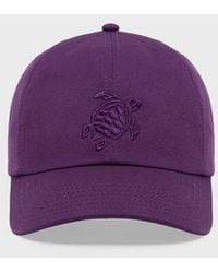 Vilebrequin - Solid Cotton Cap Turtle Embroidery - Lyst