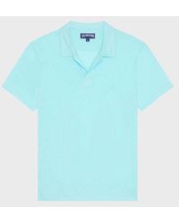Vilebrequin - Linen Jersey Polo Solid - Lyst
