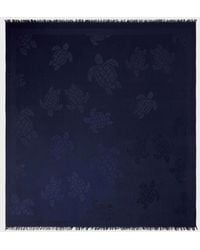 Vilebrequin - Wool And Silk Scarf Ronde Des Tortues - Lyst