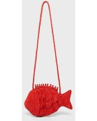 Vilebrequin - Raffia Big Fish Bag - Lyst