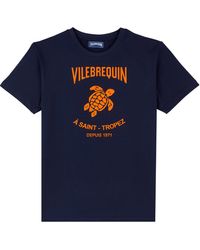 Vilebrequin - T-shirt Aus Baumwolle Mit Logoprägung Für Herren - Lyst