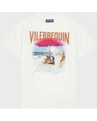 Vilebrequin - Cotton T-Shirt Wave On Vbq Beach - Lyst