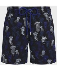 Vilebrequin - Embroidered Swim Shorts Jellyfish Dance - Lyst