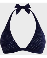 Vilebrequin - Halter Bikini Top Strass - Lyst