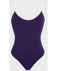 Vilebrequin - Low-Back One-Piece Swimsuit Solid - Lyst