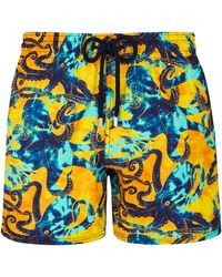 Vilebrequin - Stretch Short Swim Trunks Poulpes Tie And Dye - Lyst