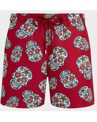 Vilebrequin - Maillot De Bain Stretch Día De Muertos - Lyst