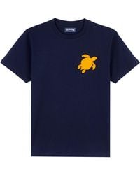 Vilebrequin - Cotton T-shirt Turtle Patch - Lyst