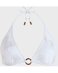 Vilebrequin - Embroidered Triangle Bikini Top Beaded Jellyfish - Lyst
