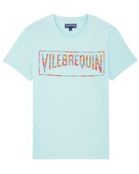 Vilebrequin - T-shirt uomo in cotone biologico tahiti flowers - t-shirt - thom - Lyst