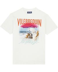 Vilebrequin - Cotton T-shirt Wave On Vbq Beach - Lyst