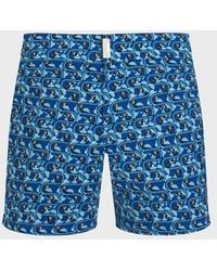 Vilebrequin - Stretch Short Flat Belt Swim Shorts Toucana - Lyst