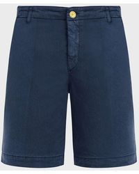 Vilebrequin - Satin Cotton Bermuda Shorts Solid - Lyst