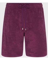 Vilebrequin - Terry Bermuda Shorts Solid - Lyst