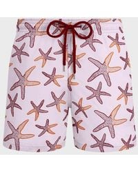 Vilebrequin - Maillot De Bain Homme Brodé Starlettes - Lyst