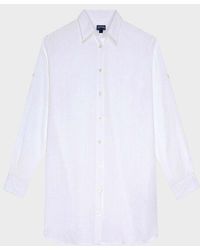 Vilebrequin - Long Sleeves Linen Shirt Solid - Lyst