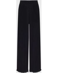 Vilebrequin - Tulle Wide-Leg Pants Solid - Lyst