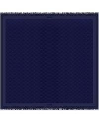 Vilebrequin - Wool And Silk Scarf Turtle Monogram - Lyst
