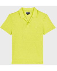Vilebrequin - Linen Jersey Polo Solid - Lyst