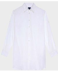 Vilebrequin - Long Sleeves Linen Shirt Solid - Lyst
