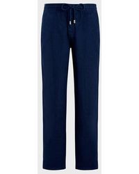 Vilebrequin - Linen Pants Solid - Lyst