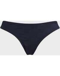 Vilebrequin - Midi Brief Bikini Bottom Turtles Monogram - Swimwear - Frise - Blue - Size M - Lyst