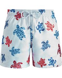 Vilebrequin - Swim Shorts Embroidered Tortue Multicolore - Limited Edition - Lyst