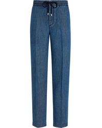 Vilebrequin - Men Denim Jogging Pants - Jean - Clemence - Blu - Taglia 38 - Lyst