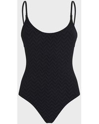 Vilebrequin - Chevron-Jacquard Swimsuit - Lyst