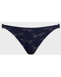 Vilebrequin - Mini Brief Bikini Bottom Jacquard Fleur Broderie Anglaise - Lyst