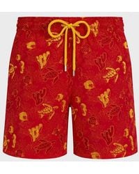 Vilebrequin - Embroidered Swim Shorts Aquatic Life - Lyst