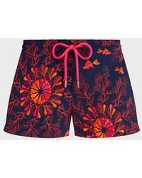 Vilebrequin - Mandala Embroidered Swim Shorts- Limited Edition - Lyst