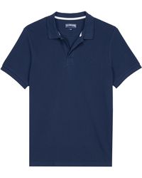 Vilebrequin - Organic Cotton Pique Polo Shirt Solid - Lyst
