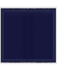Vilebrequin - Wool And Silk Scarf Turtle Monogram - Lyst