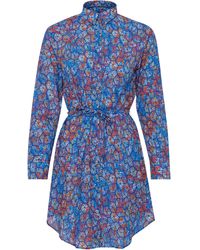 Vilebrequin - Cotton Voile Shirt Dress Carapaces Multicolores - Lyst