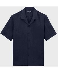 Vilebrequin - Linen Short-Sleeve Shirt Solid - Lyst