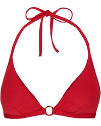 Vilebrequin - Halter Bikini Top Plumetis - Lyst