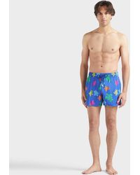 Vilebrequin - Stretch Short Swim Shorts Tortues Multicolores - Lyst
