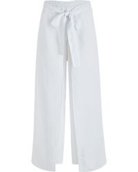 Vilebrequin - White Linen Pants- X Angelo Tarlazzi - Lyst