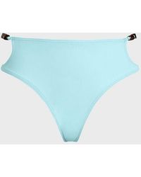 Vilebrequin - High-Waisted Bikini Bottom Pearl Detail Solid - Lyst