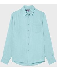 Vilebrequin - Linen Shirt Solid - Lyst
