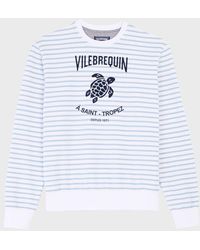 Vilebrequin - Cotton Striped Crewneck Sweatshirt - Lyst
