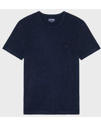 Vilebrequin - Terry T-shirt Solid - Tee Shirt - Tiramisu - Blue - Size M - Lyst