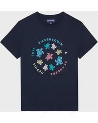 Vilebrequin - Cotton T-Shirt Tortues Multicolores - Lyst