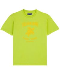 Vilebrequin - T-shirt uomo in cotone gomy placed logo - t-shirt - portisol - Lyst