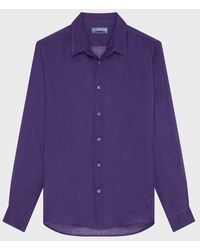 Vilebrequin - Solid Ramie Shirt - Lyst