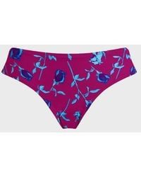 Vilebrequin - Midi Brief Bikini Bottom Roses - Lyst