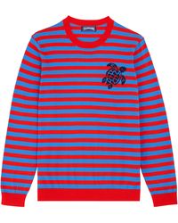 Vilebrequin - Crewneck Striped Cotton Sweater - Lyst