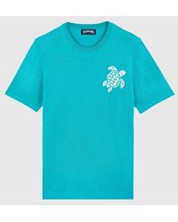 Vilebrequin - Cotton T-Shirt Jacquard Turtle - Lyst