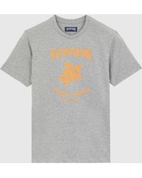 Vilebrequin - Cotton T-Shirt Contrasted Placed Gomy Logo - Lyst